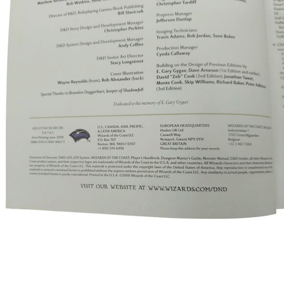 Dungeons And Dragons Players 4th Edition Handbook Dungeon Masters 2011 Book Lot - Picture 15 of 16